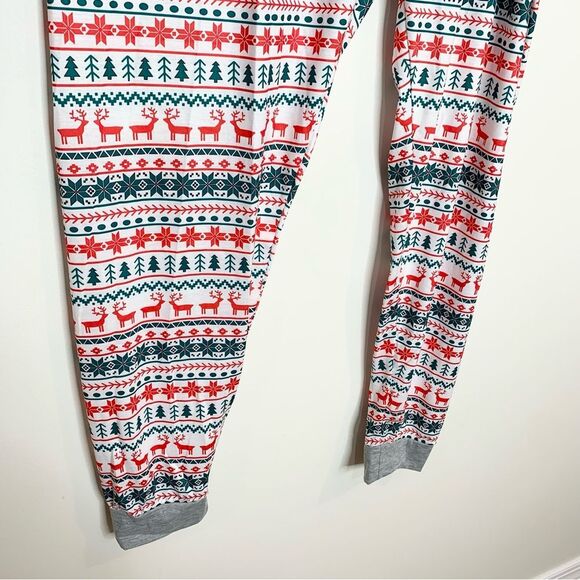 NWT Family Matching Christmas Pajama Set Dad Reindeer Snowflakes Jogger 3XL - Picture 5 of 11